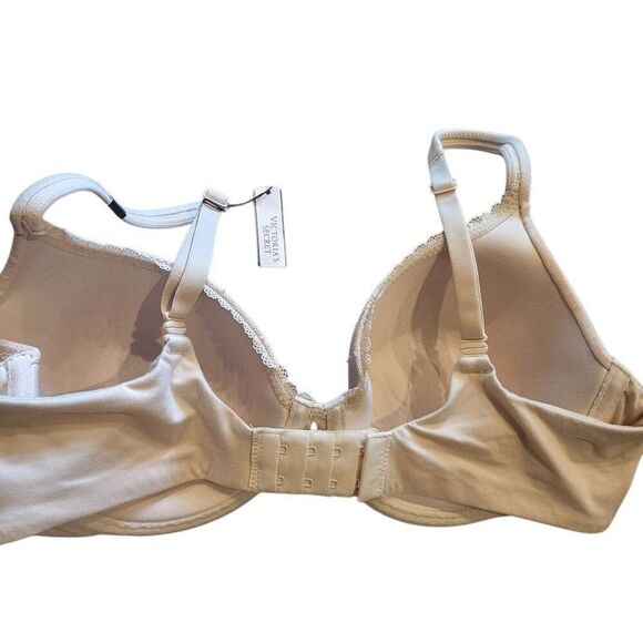 NWT Victoria's Secret Bra Women's 34D Nude Body by Victoria Lined Perfect Lace - Picture 3 of 5